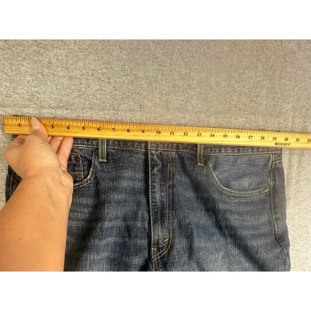 Levis‎ 559 Relaxed Straight Jeans 40x30 Dark Wash Blue Denim Casual Pants